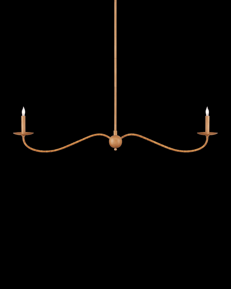 Saxon Linear Tan  Chandelier