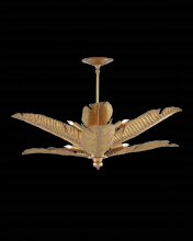 Currey 9000-0544 - Tropical Gold Semi-Flush Mount