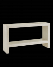 Currey 2000-0039 - Carson Ivory Terrazzo Console Table