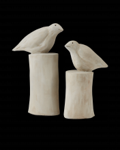 Currey 2200-0025 - Concrete Birds Set of 2